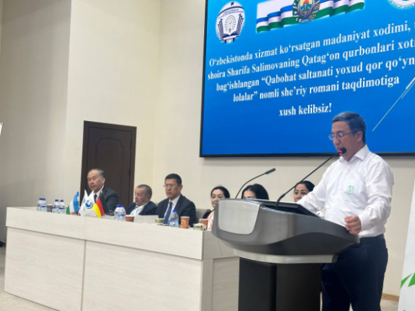 Shoira Sharifa Salimovaning “Qabohat saltanati yoxud qor qo‘ynida lolalar” nomli she’riy romani taqdimoti